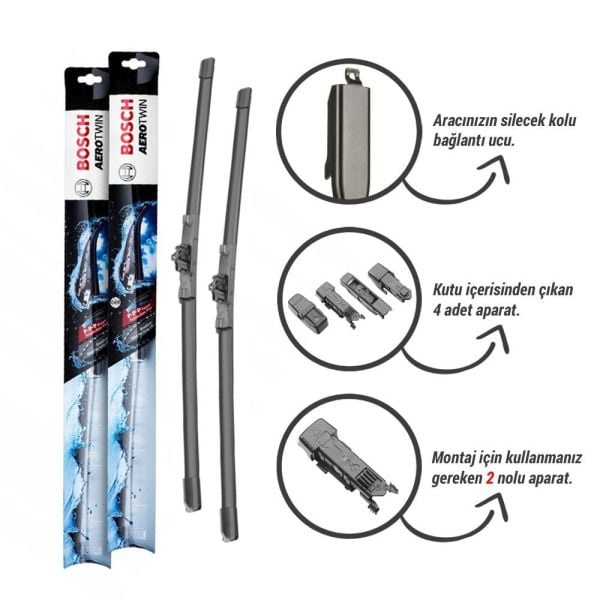 Bmw 4 Silecek (2013-2019 F32/F33/F36) Bosch Aerotwin Plus