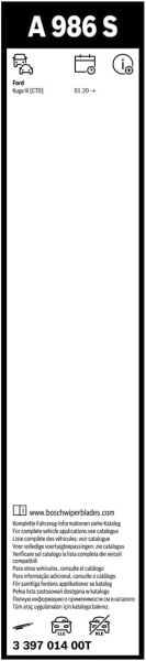 Ford Kuga Silecek (2020-2025) Bosch Aerotwin A986S