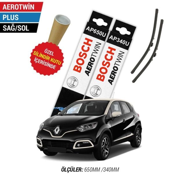 Renault Captur Silecek Takımı (2013-2015) Bosch Aerotwin Plus