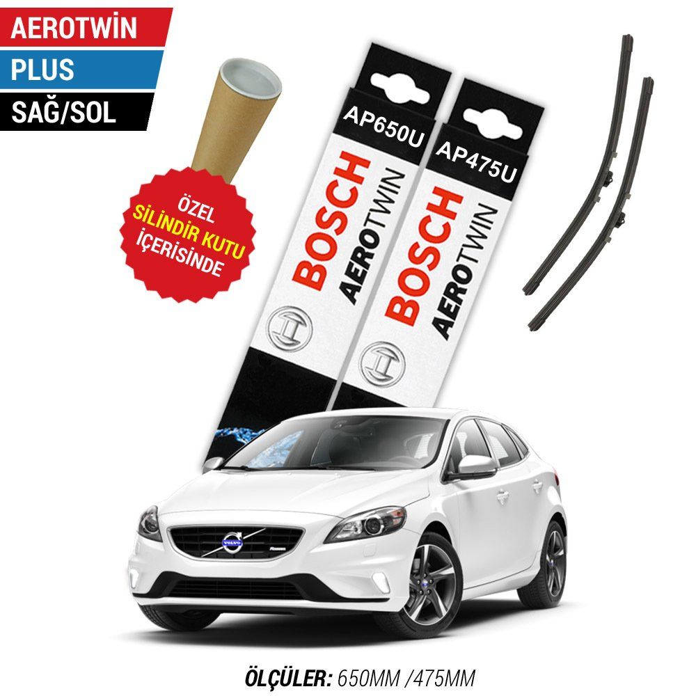 Volvo V40 Silecek Takımı (2013-2019) Bosch Aerotwin Plus