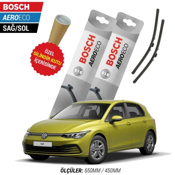 Vw Golf 8 / 8.5 Silecek 2021-2026 Bosch Aeroeco