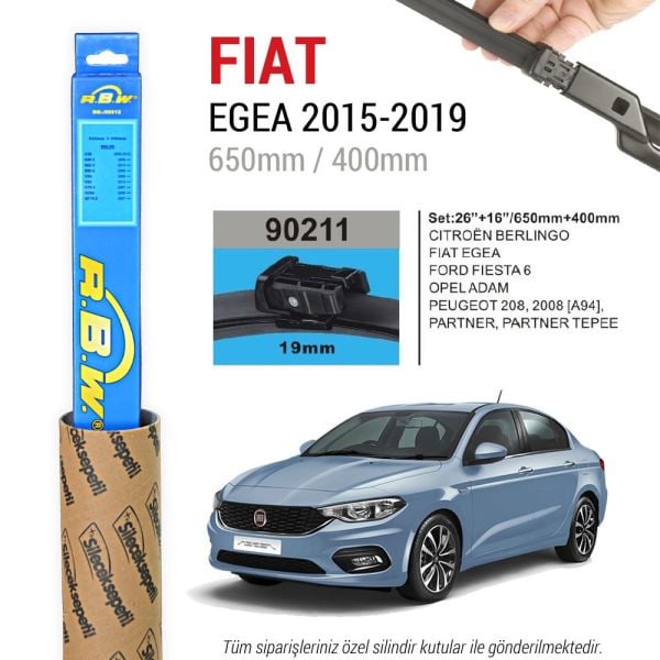 Fiat Egea RBW Muz Silecek Takımı (2015-2024)