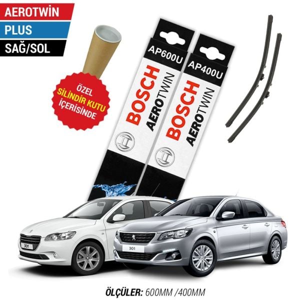 Peugeot 301 Silecek Takımı (2012-2020) Bosch Aerotwin Plus
