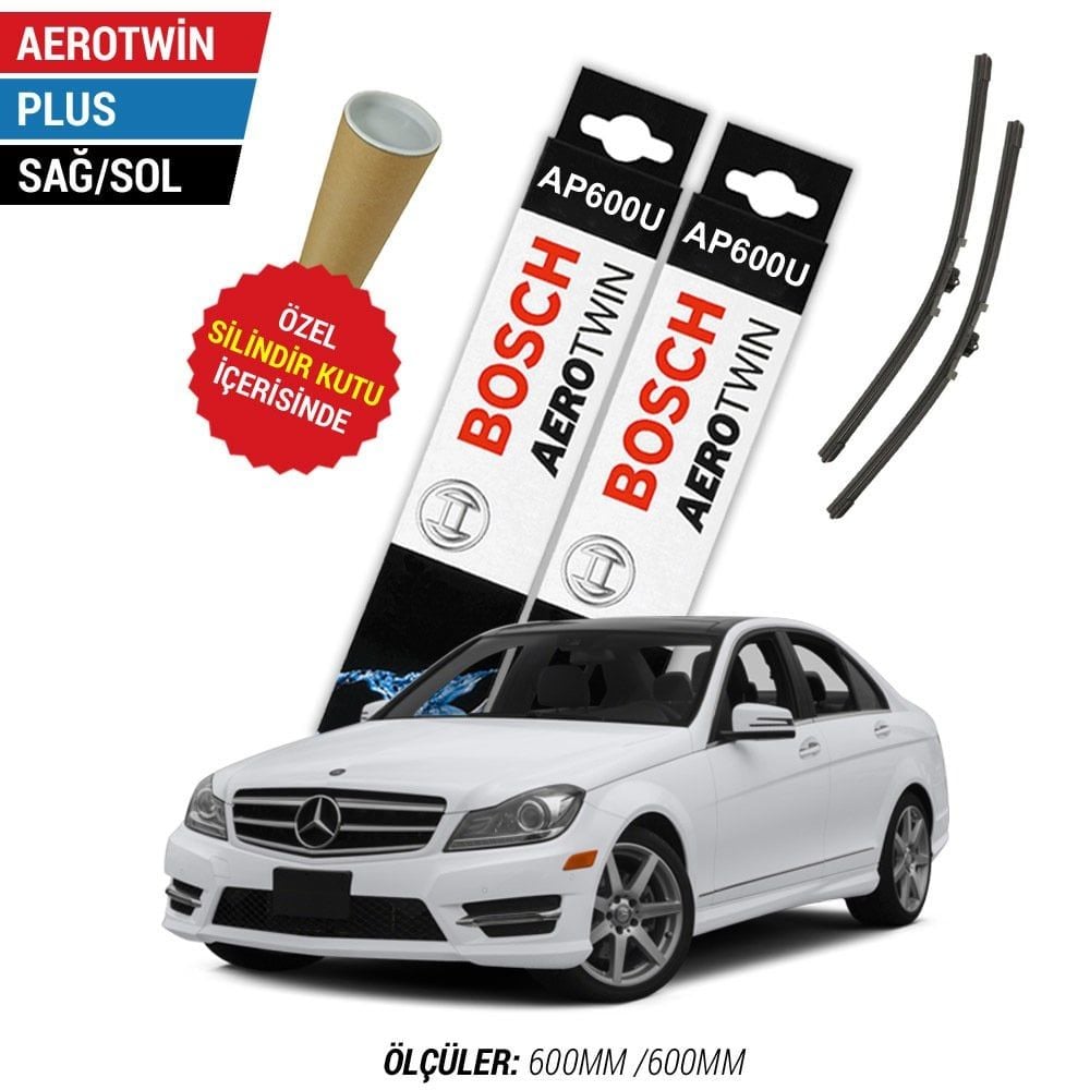 Mercedes C W204 Silecek Seti (2012-2012) Bosch Aerotwin Plus