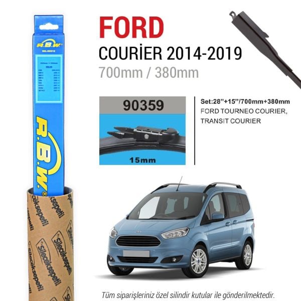 Ford Courier RBW Muz Silecek Takımı (2014-2023)