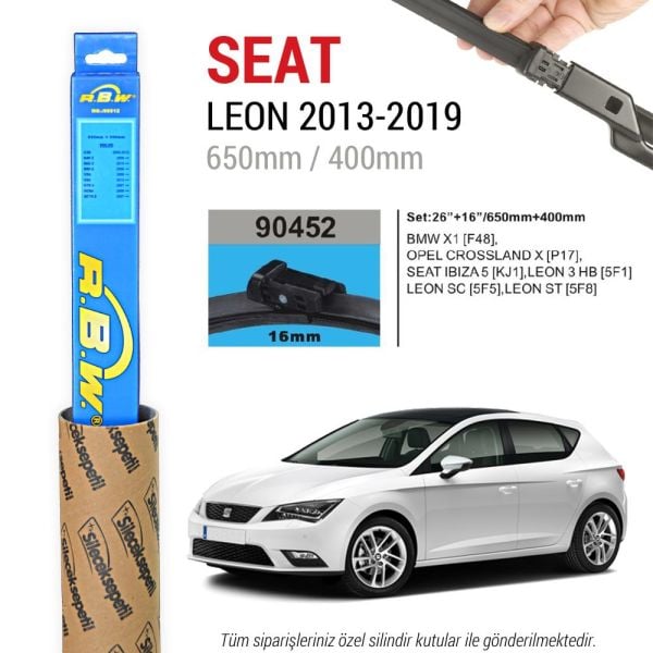 Seat Leon RBW Muz Silecek Takımı (2013-2020 MK3)