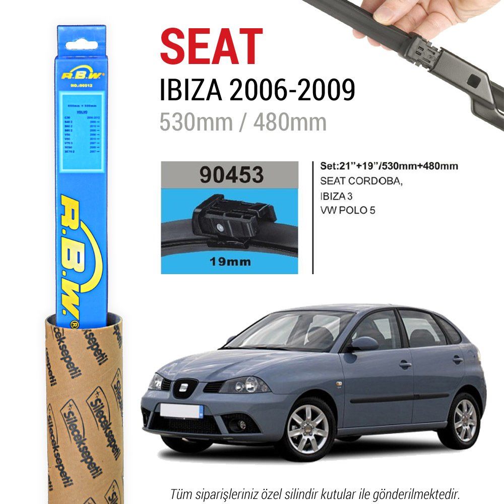 Seat İbiza RBW Muz Silecek Takımı (2006-2009)