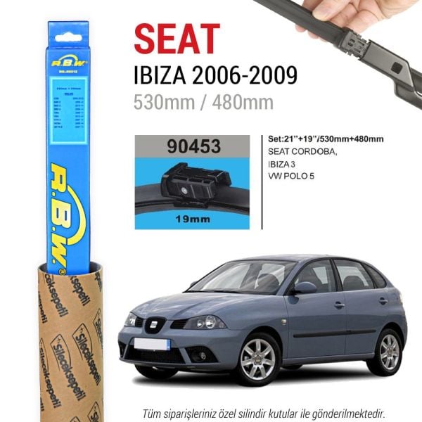 Seat İbiza RBW Muz Silecek Takımı (2006-2009)