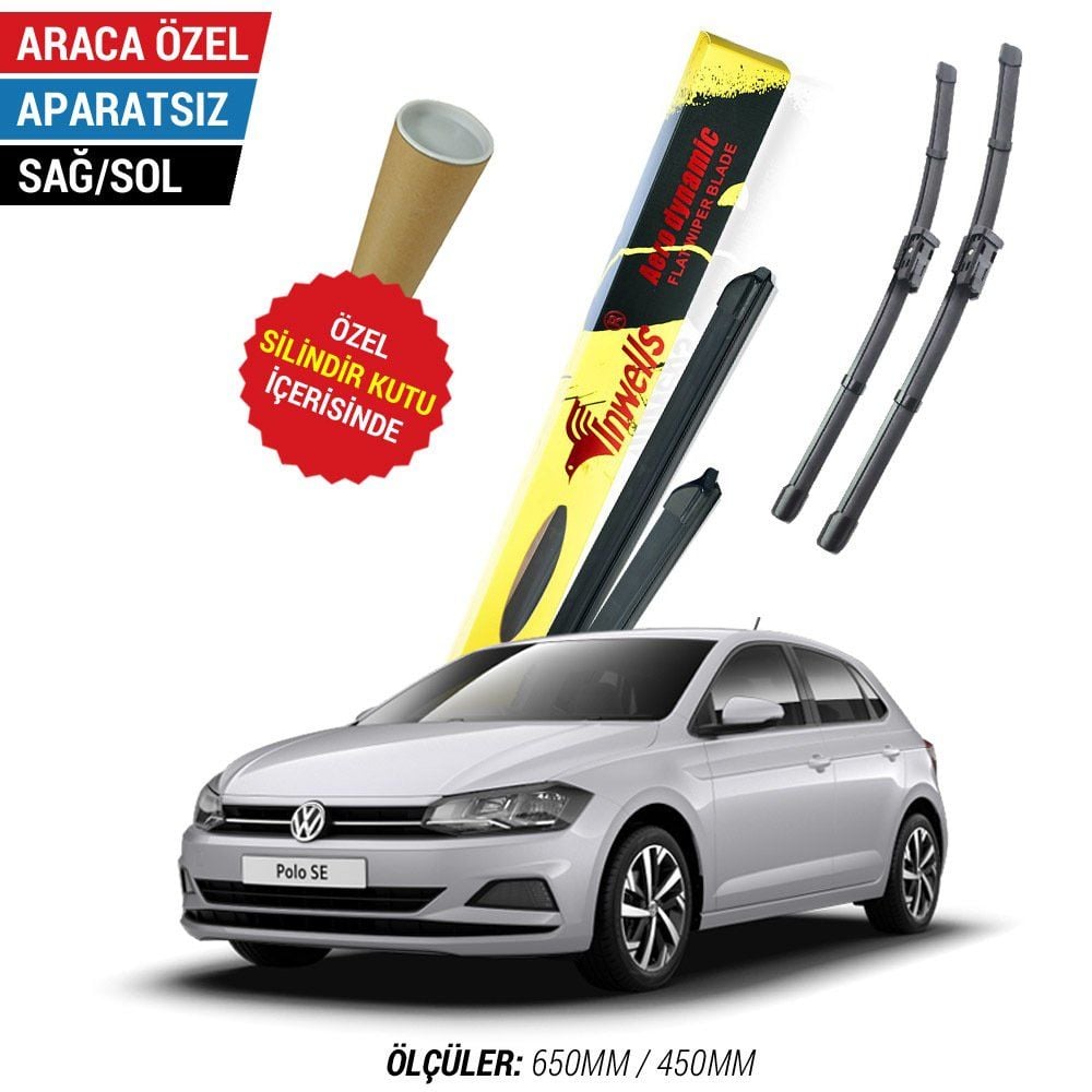 Volkswagen Polo İnwells Muz Silecek Takımı (2018-2024)