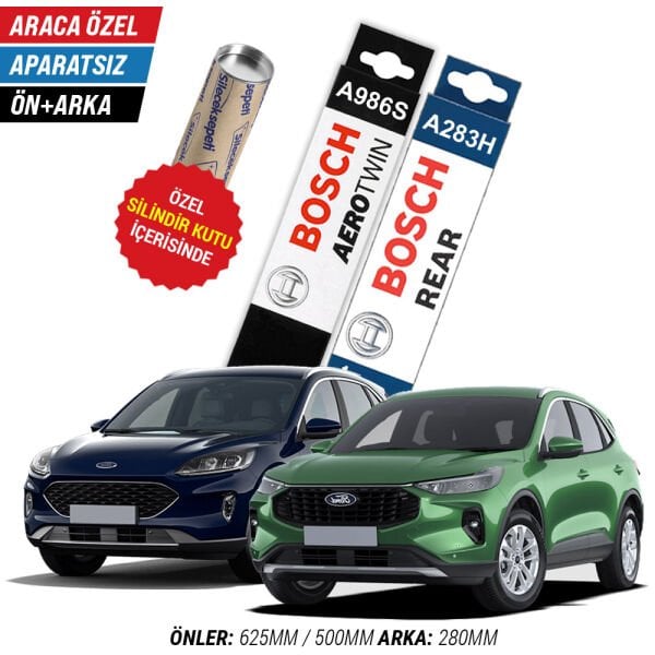 Ford Kuga Ön Arka Silecek (2020-2025) Bosch Aerotwin