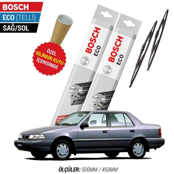 Hyundai Excel Silecek Takımı (1994-2000) Bosch Eco