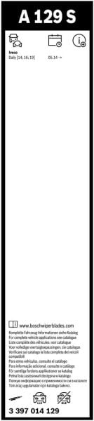 İveco Daily Silecek (2015-2025) Bosch Aerotwin A129S