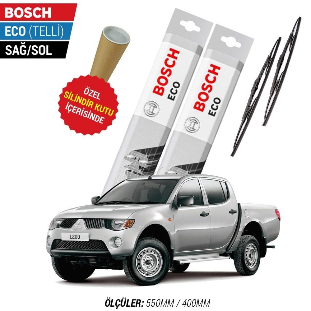 Mitsubishi L200 Silecek Takımı (2006-2014) Bosch Eco