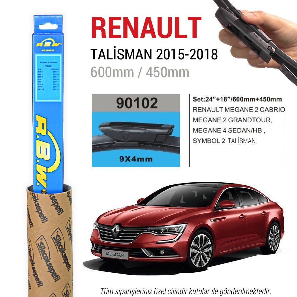 Renault Talisman RBW Muz Silecek Takımı (2015-2022)