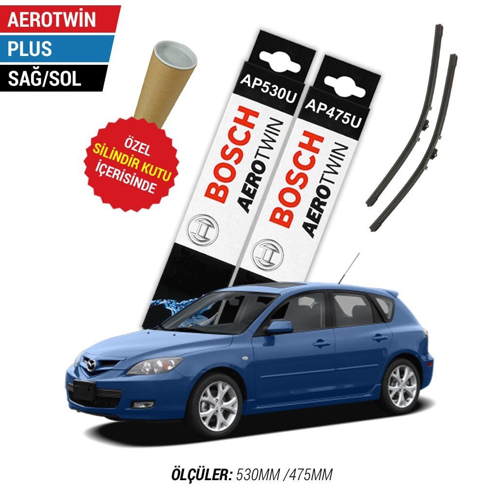 Mazda 3 Hatchback Silecek (2004-2008) Bosch Aerotwin Plus