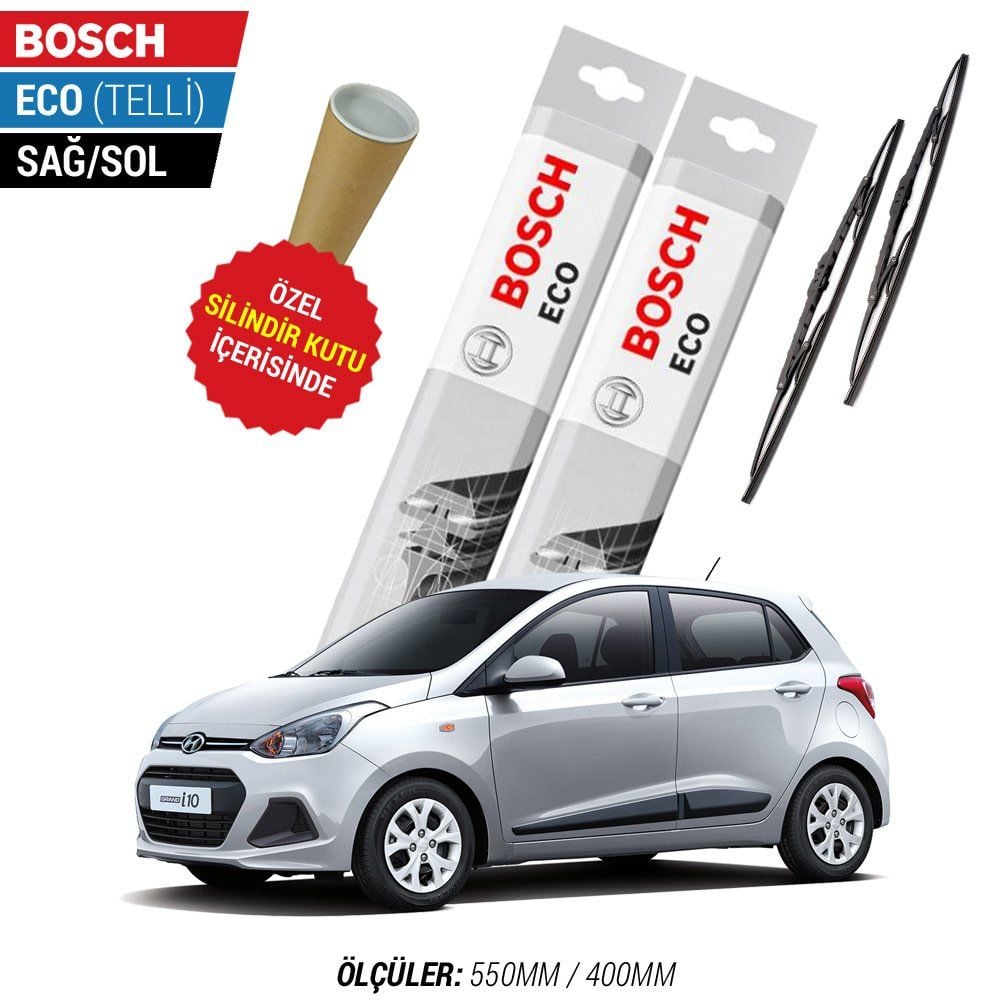 Hyundai İ10 Silecek Takımı (2008-2019) Bosch Eco