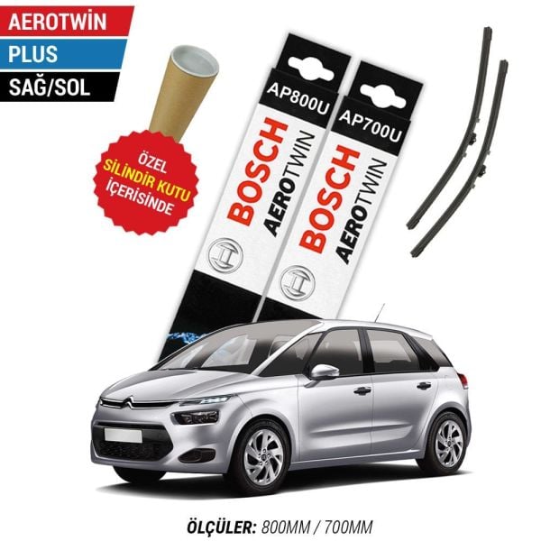 Citroen C4 Picasso Silecek Takımı (2013-2019) Bosch Aerotwin Plus