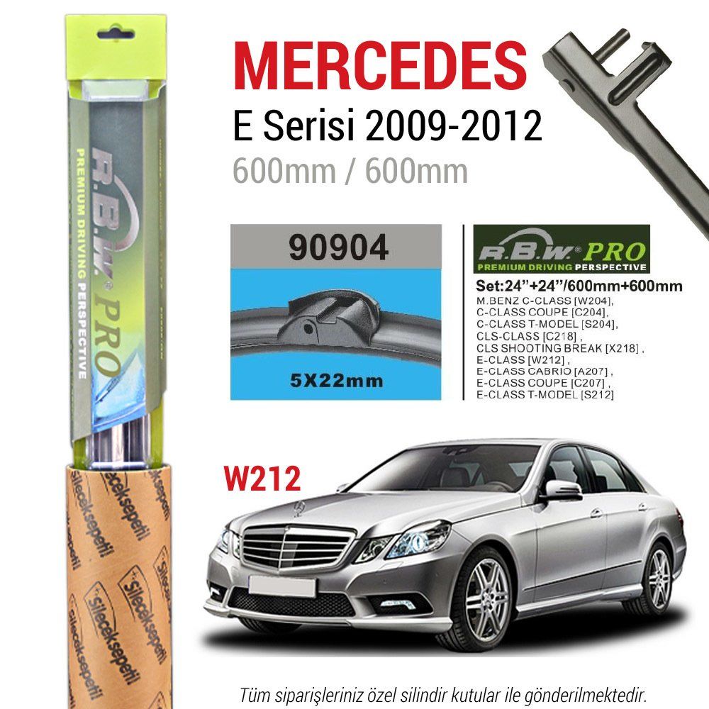 Mercedes E Serisi W212 RBW Pro Silecek (2009-2012)