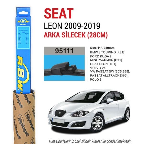 Seat Leon RBW Arka Silecek (2009-2012)