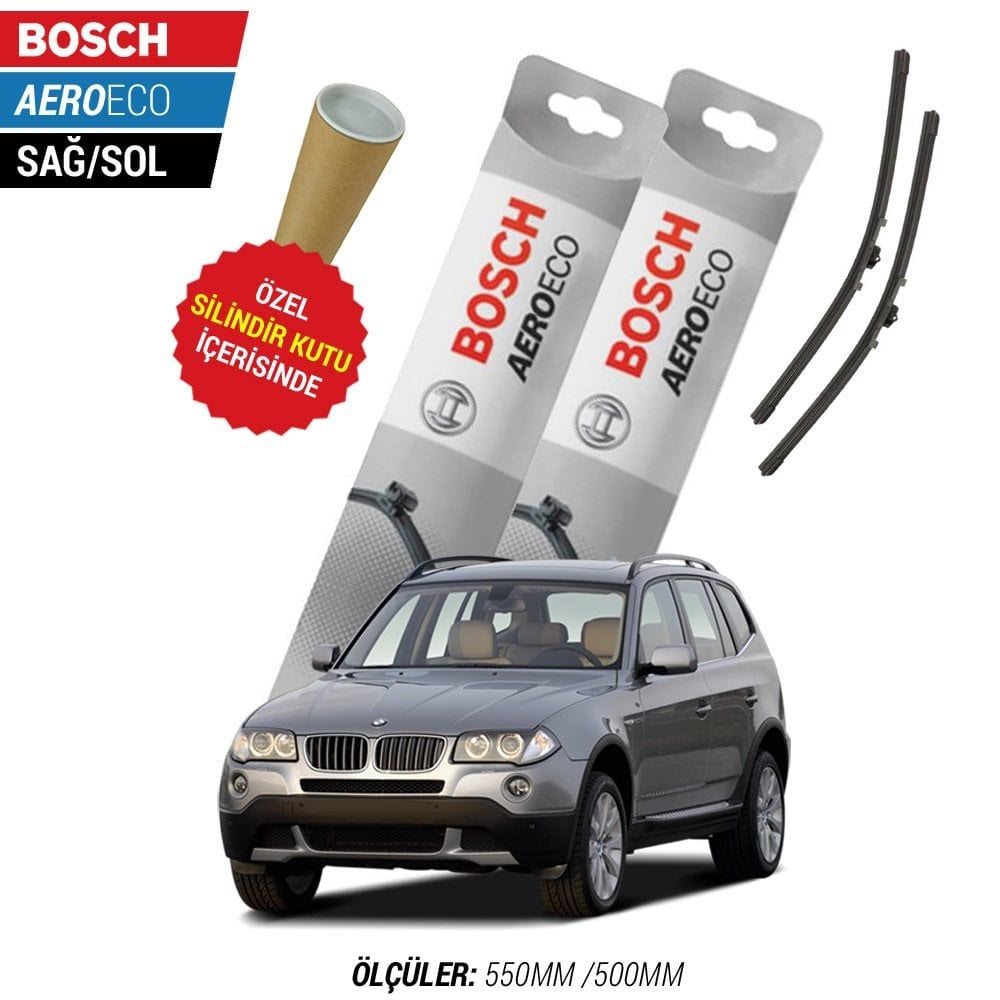 BMW X3 Silecek Takımı (2003-2010) Bosch Aeroeco