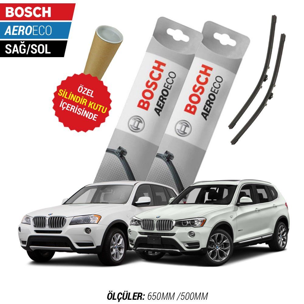 BMW X3 Silecek Takımı (2011-2017 F25) Bosch Aeroeco