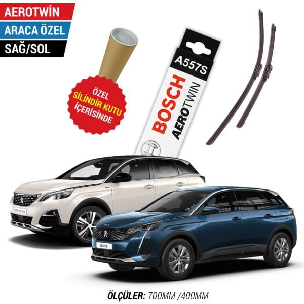 Peugeot 3008 Silecek Takımı (2017-2024) Bosch Aerotwin A557S