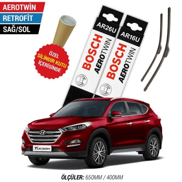 Hyundai Tucson Silecek Takımı (2015-2020) Bosch Aerotwin