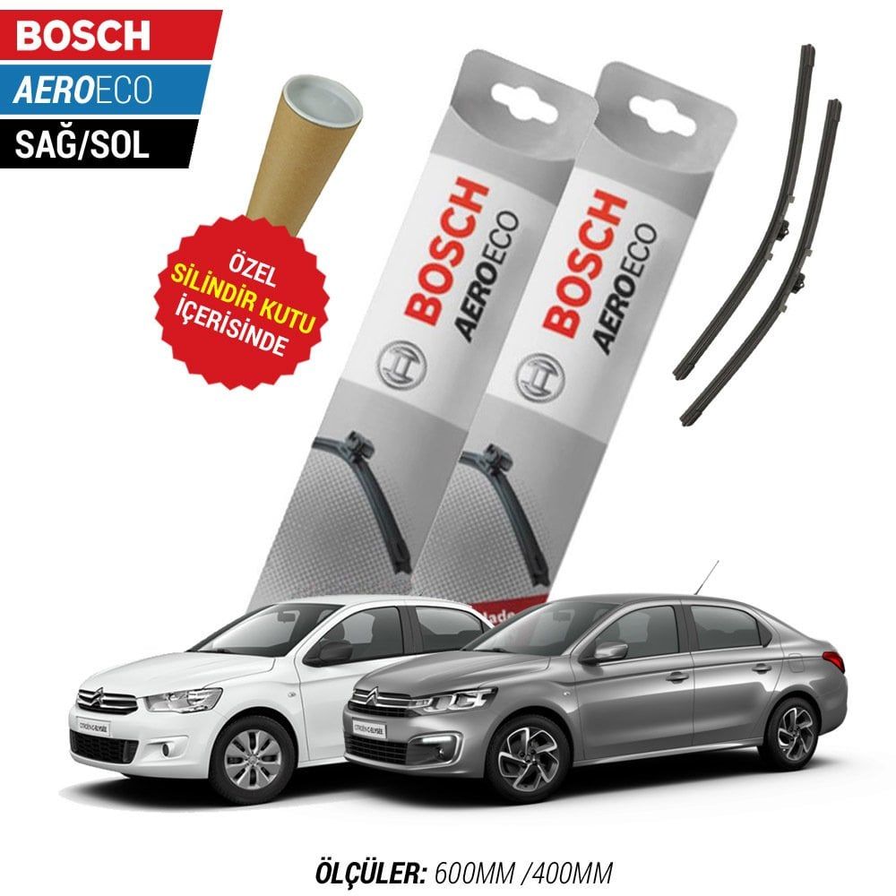 Citroen C-Elysee Muz Silecek (2012-2024) Bosch Aeroeco