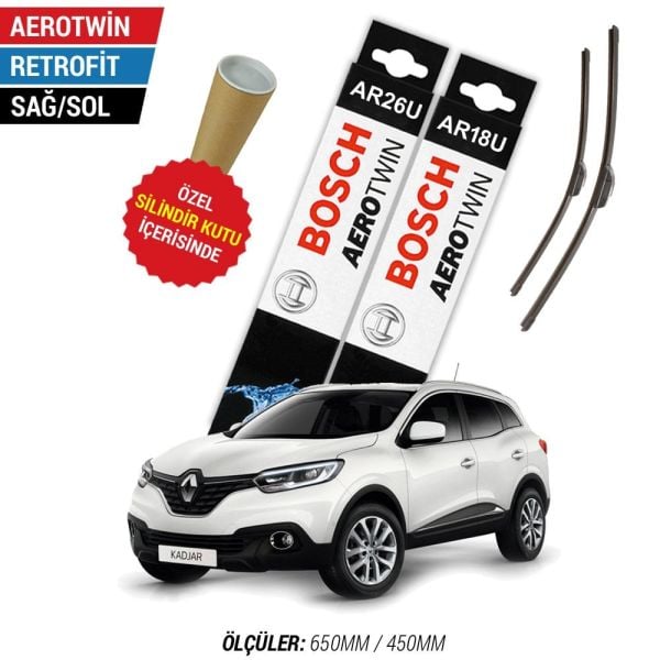 Renault Kadjar Silecek Takımı (2015-2022) Bosch Aerotwin