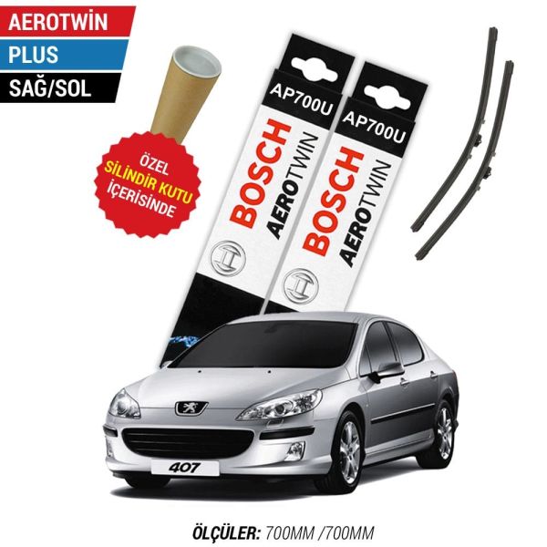Peugeot 407 Silecek Takımı (2004-2010) Bosch Aerotwin Plus