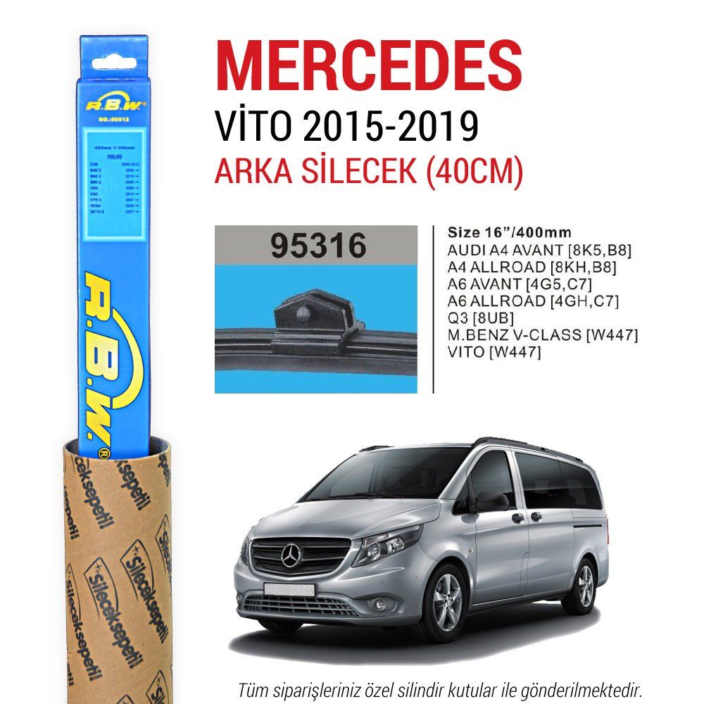 Mercedes Vito RBW Arka Silecek (2015-2024)