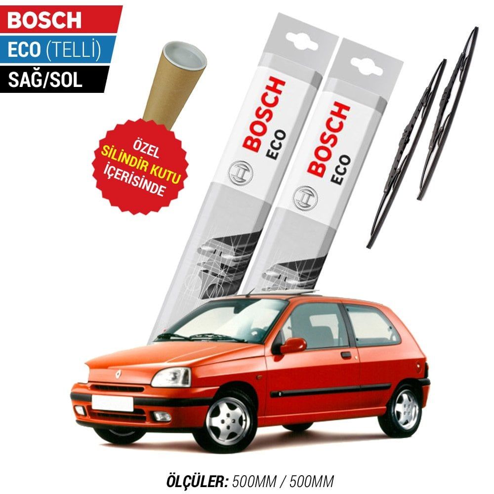Renault Clio 1 Silecek Takımı (1994-1997) Bosch Eco