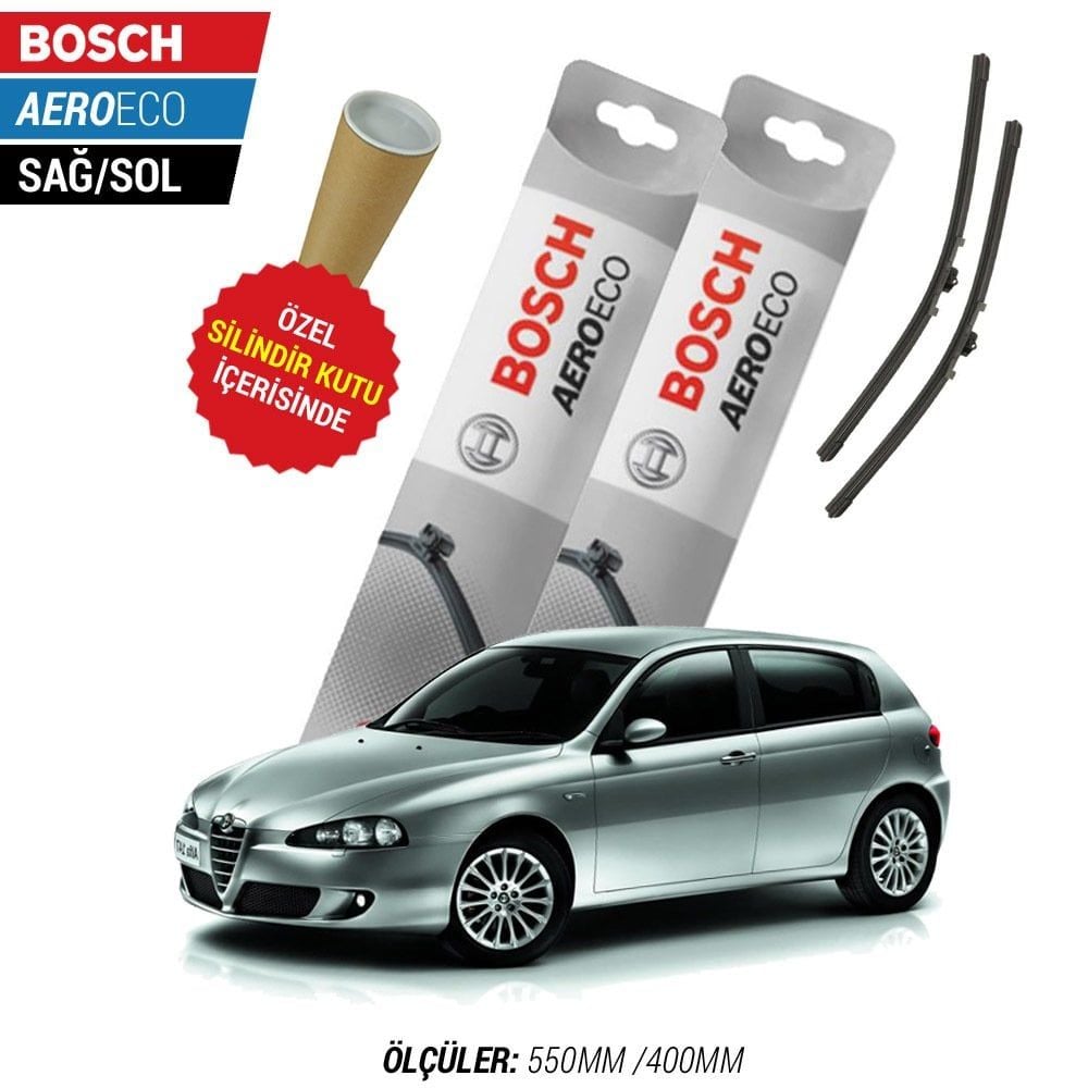 Alfa Romeo 147 Muz Silecek (2005-2009) Bosch Aeroeco