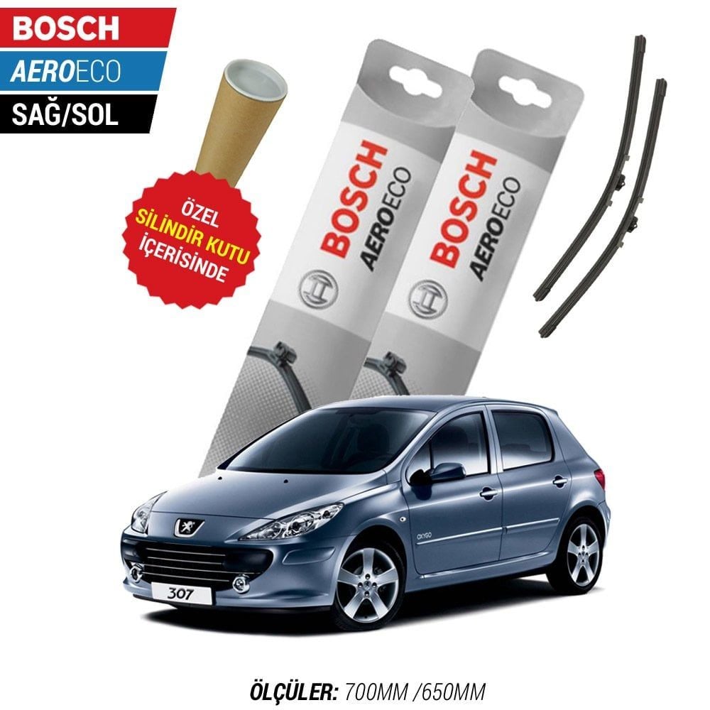 Peugeot 307 Muz Silecek (2005-2007) Bosch Aeroeco