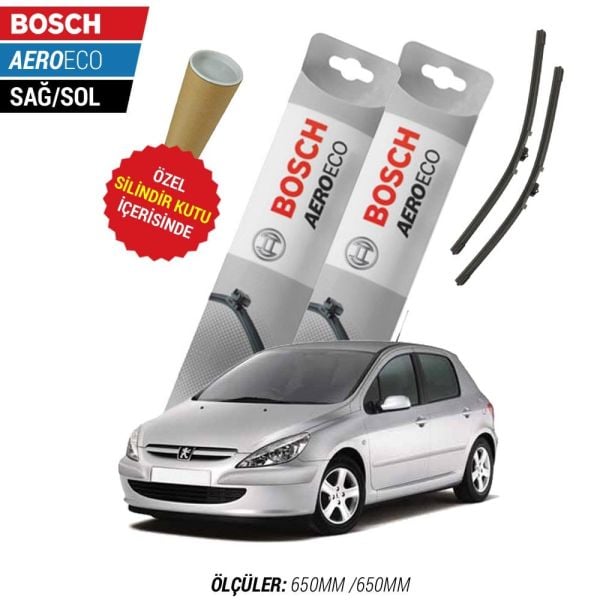 Peugeot 307 Muz Silecek (2001-2004) Bosch Aeroeco