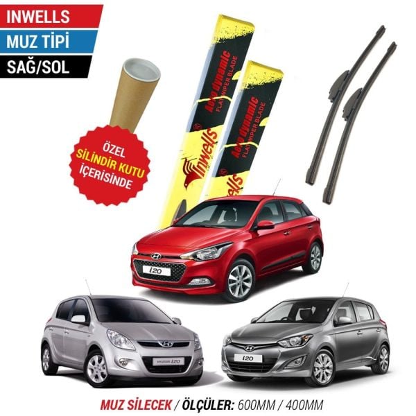 Hyundai i20 İnwells Muz Silecek Takımı (2008-2020)