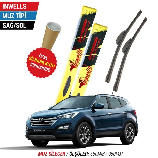Hyundai Santa Fe İnwells Muz Silecek Takımı (2013-2015)