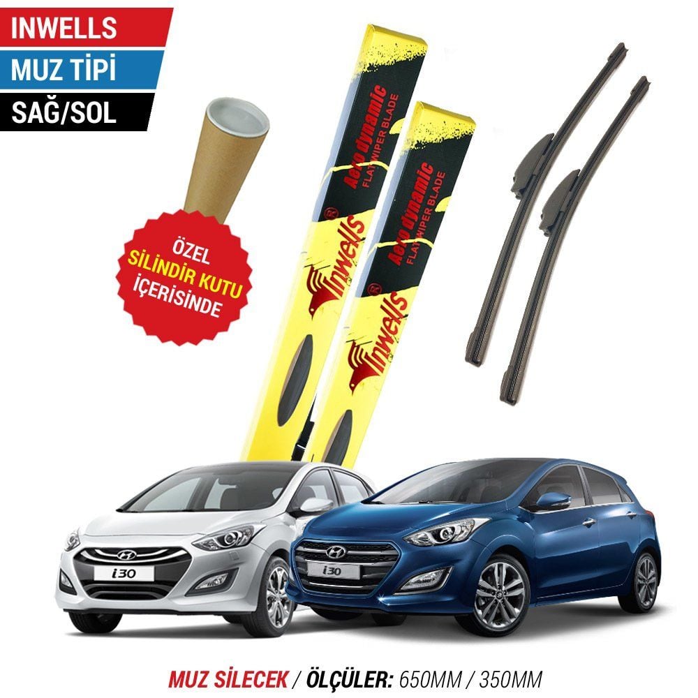 Hyundai İ30 İnwells Muz Silecek Takımı (2012-2016)