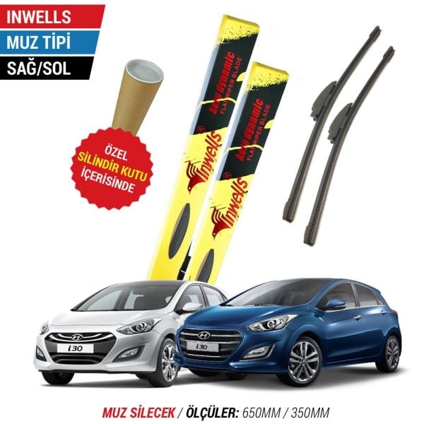 Hyundai İ30 İnwells Muz Silecek Takımı (2012-2016)