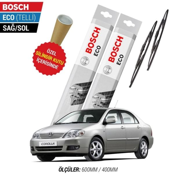 Toyota Corolla Silecek Takımı (2002-2006) Bosch Eco
