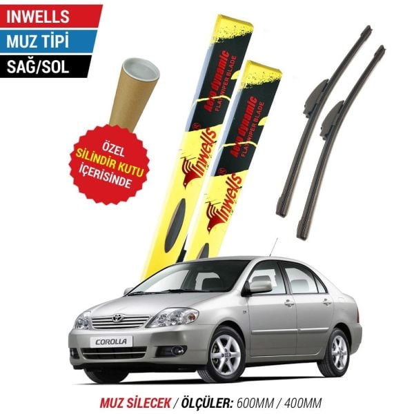 Toyota Corolla İnwells Muz Silecek Takımı (2002-2006)