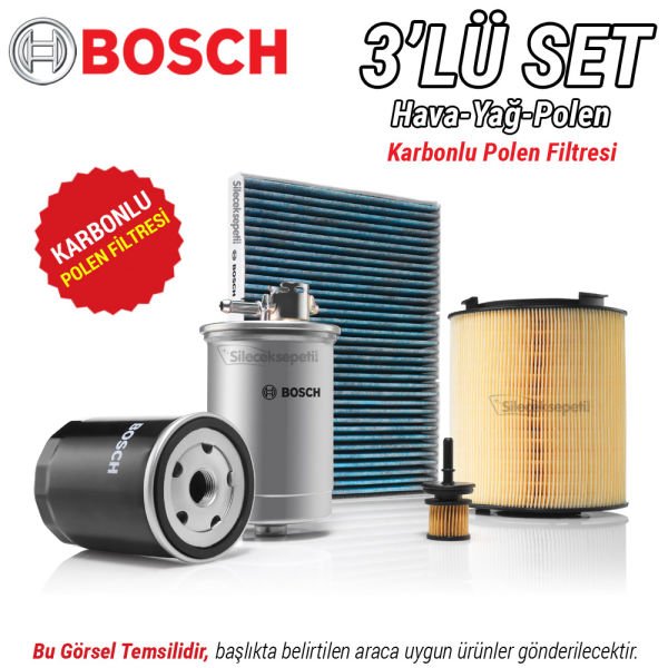 VW Polo 1.2 Bosch Filtre Bakım Seti (2009-2014) CGP