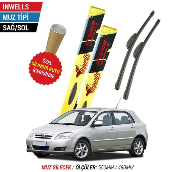 Toyota Corolla HB İnwells Muz Silecek (2002-2006)