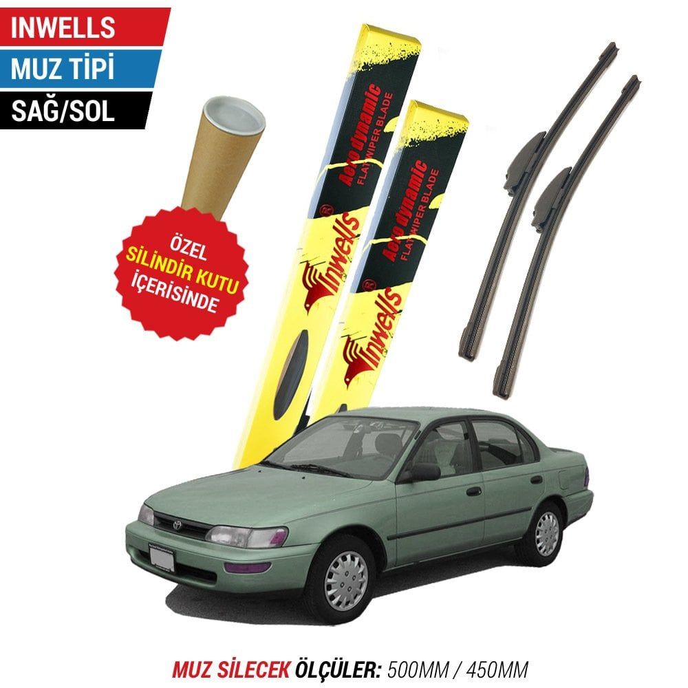 Toyota Corolla İnwells Muz Silecek Takımı (1992-2001)