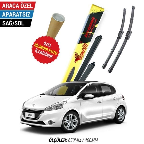 Peugeot 208 İnwells Muz Silecek Takımı (2012-2020)