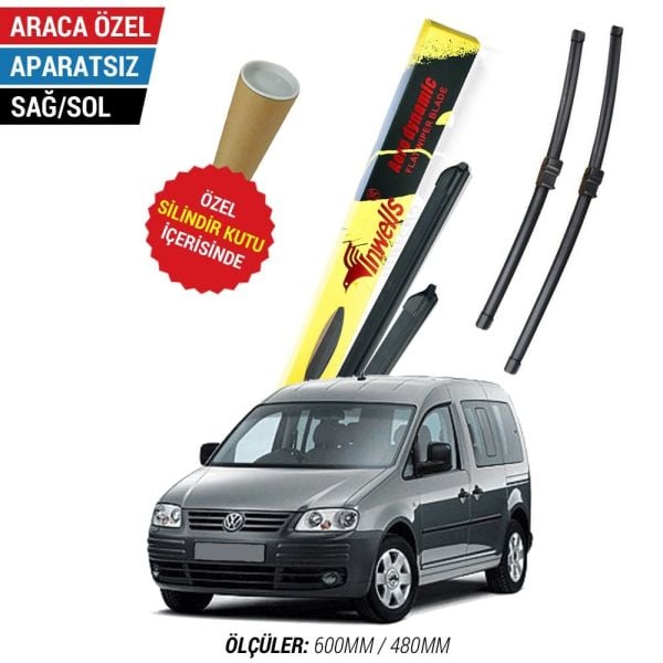 Volkswagen Caddy İnwells Muz Silecek Takımı (2004-2006)