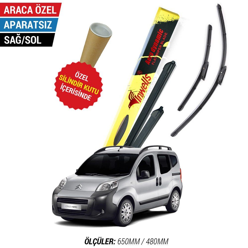 Citroen Nemo İnwells Muz Silecek Takımı (2008-2017)