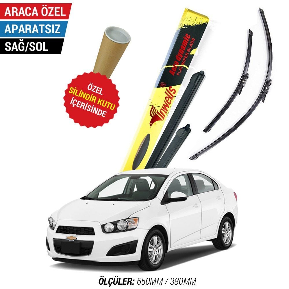 Chevrolet Aveo Sedan İnwells Muz Silecek Takımı (2011-2013)