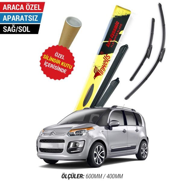 Citroen C3 Picasso İnwells Muz Silecek Takımı (2010-2015)