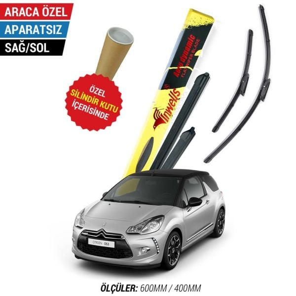 Citroen DS3 İnwells Muz Silecek Takımı (2010-2014)